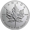 Medaglione moneta Silver Maple Leaf